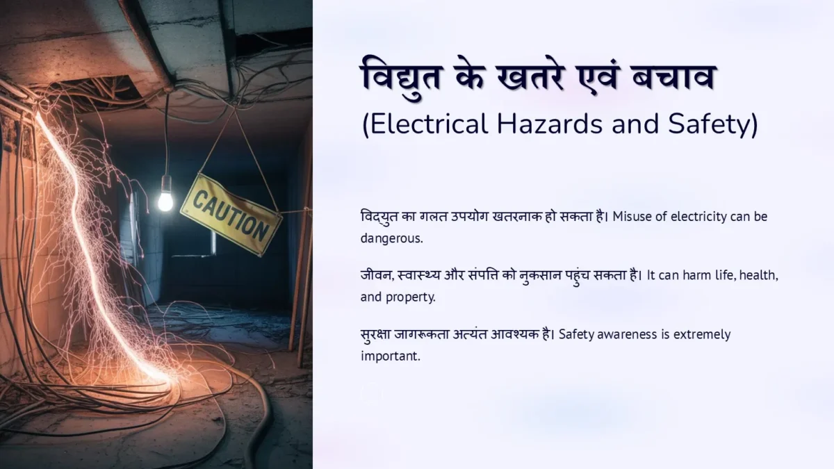 विद्युत के खतरे एवं बचाव - Image 1