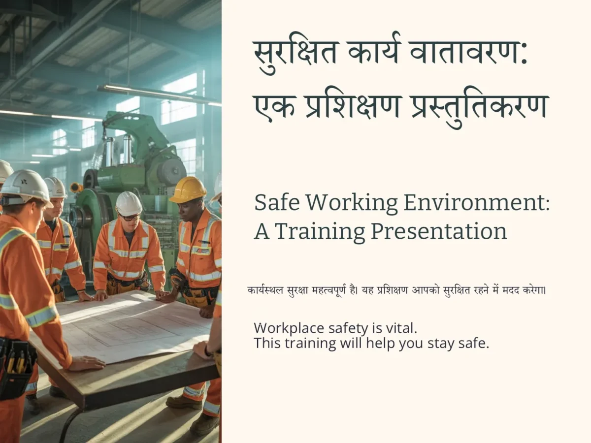 सुरक्षित कार्य वातावरण (Safe Working Environment) - Image 1